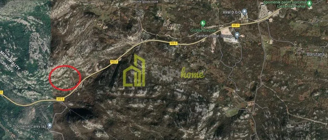Prodaja, plac, 83600m², Brežine, Podgorica