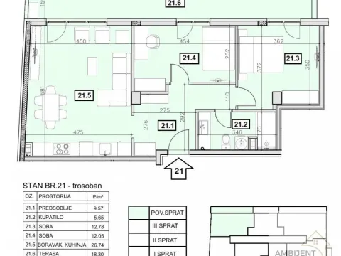 Prodaja, trosoban stan, 85m², Novi Beograd Sve Podlokacije, Beograd - image 11