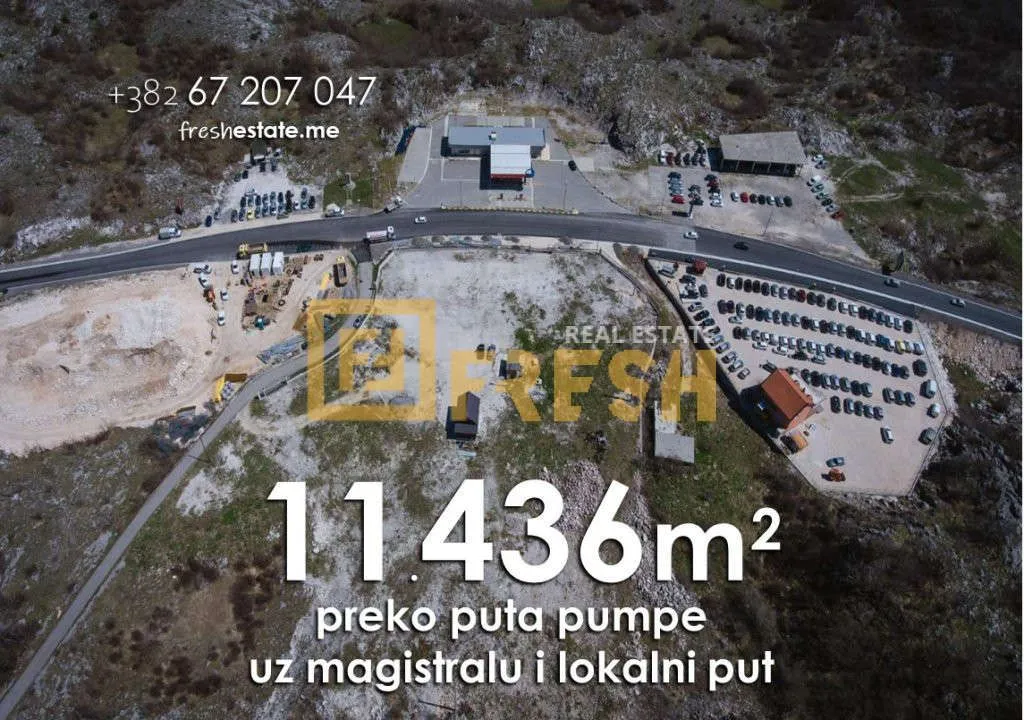 Prodaja, plac, 11436m², Cetinje, Crna Gora