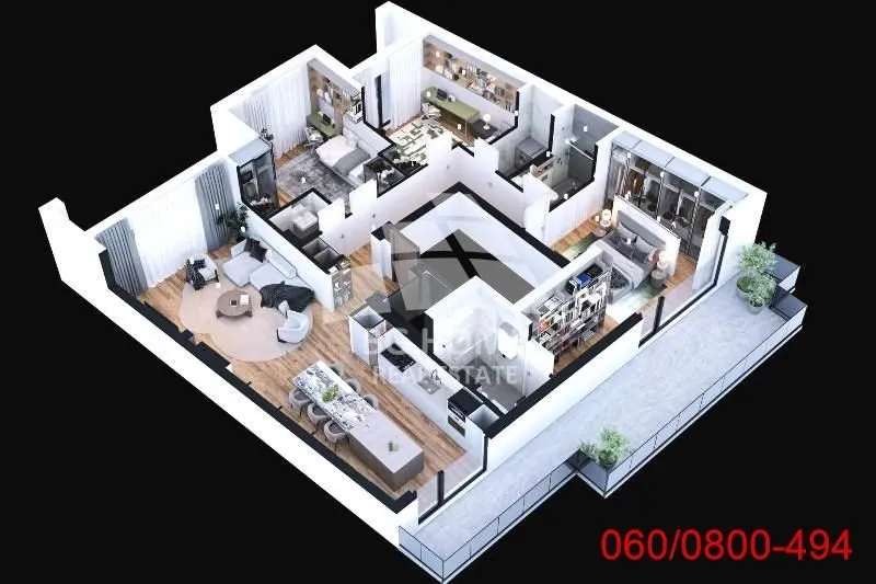 Prodaja, četvorosoban stan, 151m², Vračar Sve Podlokacije, Beograd