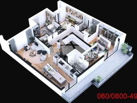 Prodaja, četvorosoban stan, 151m², Vračar Sve Podlokacije, Beograd