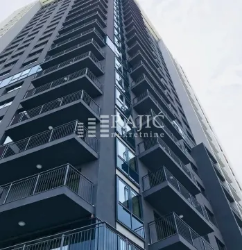 Exterior view of a modern multi-story residential building with balconies. - image 12