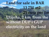 Sale, land lot, 1300m², Utjeha, Bar - image 5