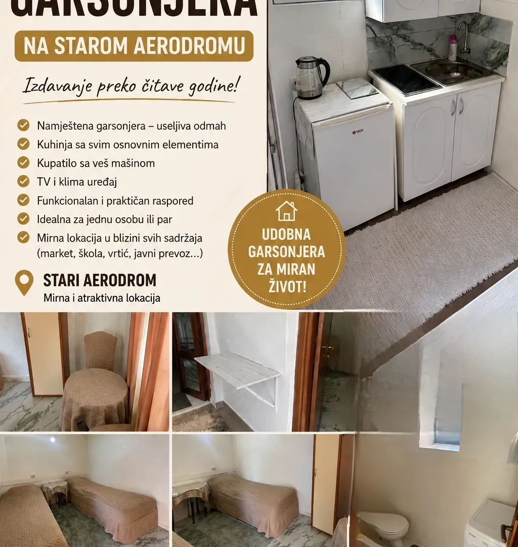 Rent, house, 70m², Stari Aerodrom, Podgorica