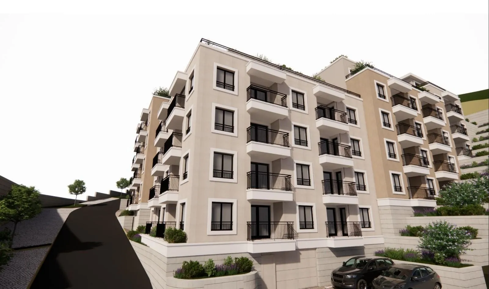 Prodaja, jednosoban stan, 46m², Babin Do, Budva