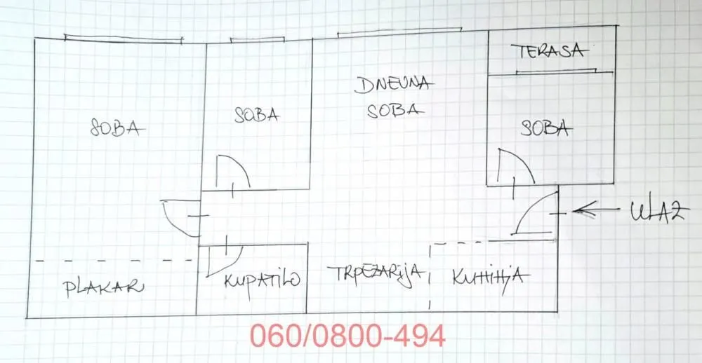 Prodaja, trosoban stan, 62m², Zvezdarska Šuma, Zvezdara Sve Podlokacije