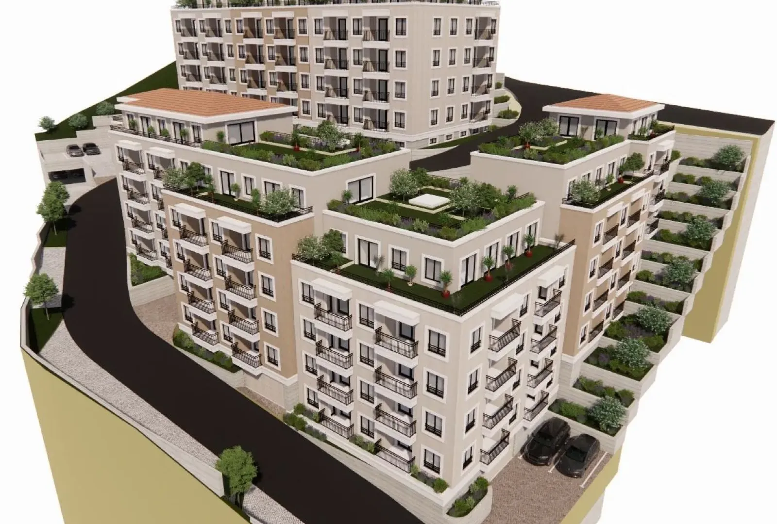 Prodaja, jednosoban stan, 46m², Babin Do, Budva