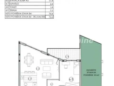 Prodaja, trosoban stan, 72m², Sremska Kamenica, Petrovaradin
