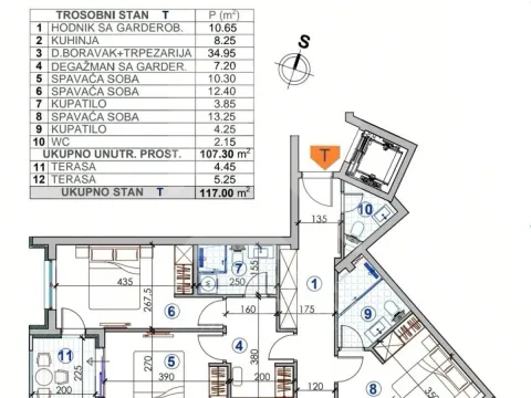 Izdavanje, trosoban stan, 117m², Zagorič, Podgorica - image 30