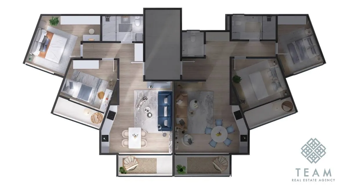 Sale, two bedroom apartment, 69m², Kava, Tivat