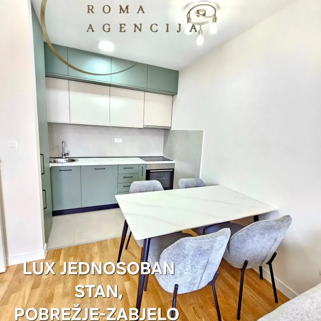 Rent, one bedroom apartment, 40m², Pobrežje, Podgorica
