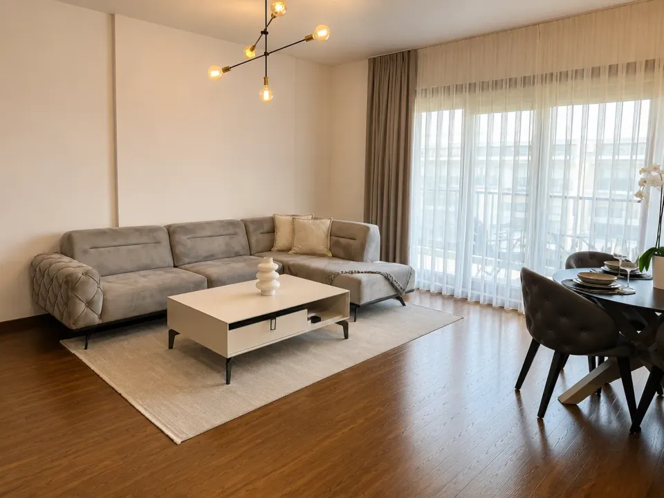 Rent, two bedroom apartment, 79m², Master Kvart, Podgorica