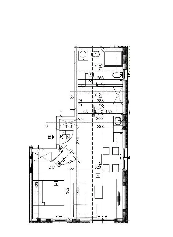 Sale, one bedroom apartment, 45m², Uciteljsko Naselje, Zvezdara Sve Podlokacije