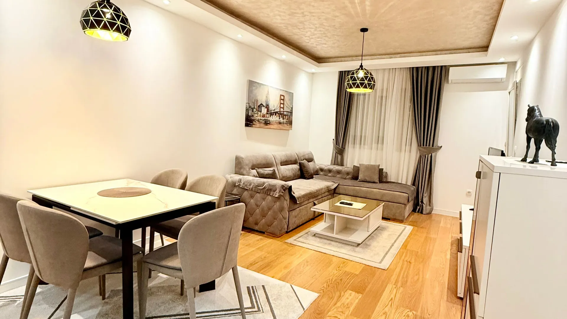 Rent, one bedroom apartment, 49m², Central Point, Podgorica
