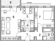 Izdavanje, dvosoban stan, 62m², Novi Beograd Blok 67, Novi Beograd Sve Podlokacije - image 46