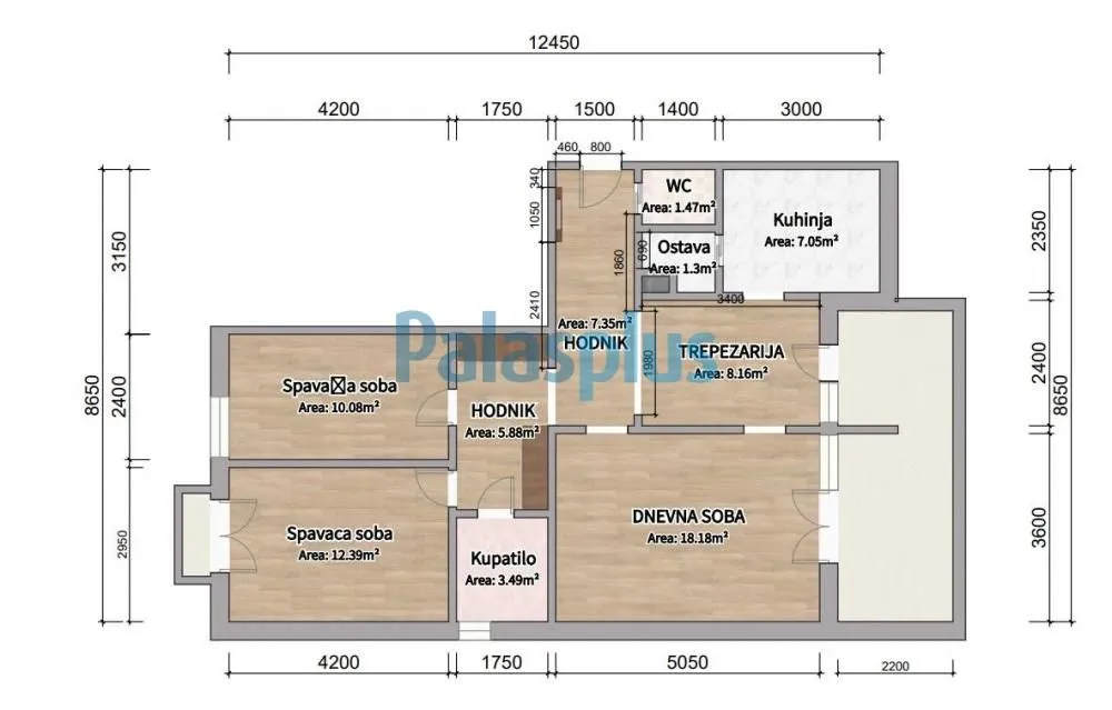 Prodaja, trosoban stan, 86m², Novi Banovci, Stara Pazova