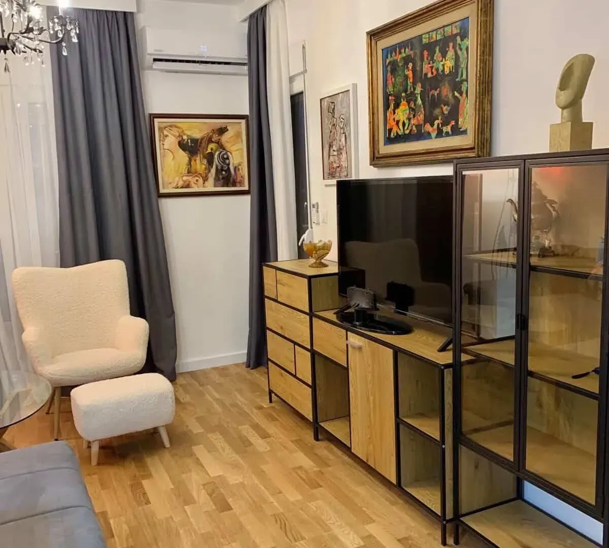 Rent, one bedroom apartment, 46m², Zabjelo, Podgorica