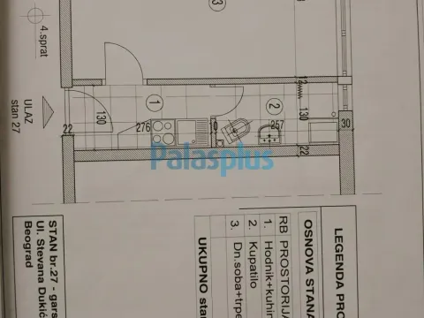 Sale, apartment, 26m², Karaburma, Palilula Sve Podlokacije - image 7