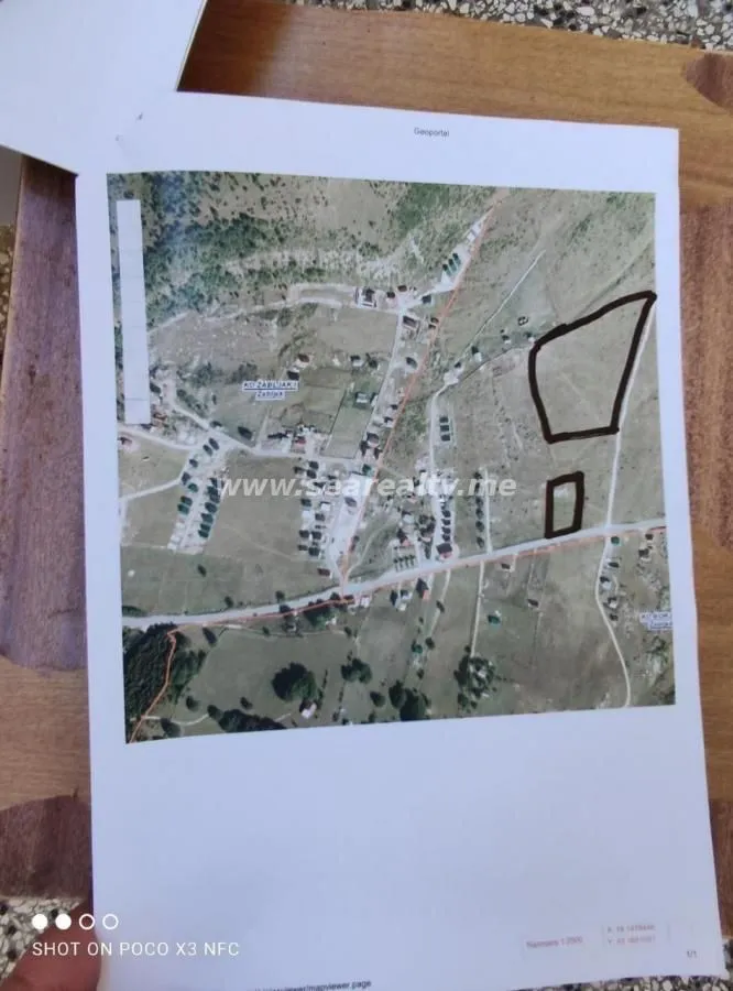 Prodaja, plac, 16300m², Borje, Žabljak
