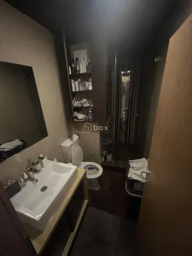 Kupatilo opremljeno umivaonikom, WC šoljom i tuš kabinom. - image 12