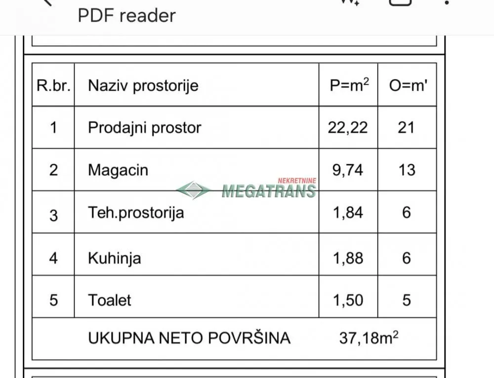 Rent, office space, 37m², Novo naselje, Novi Sad
