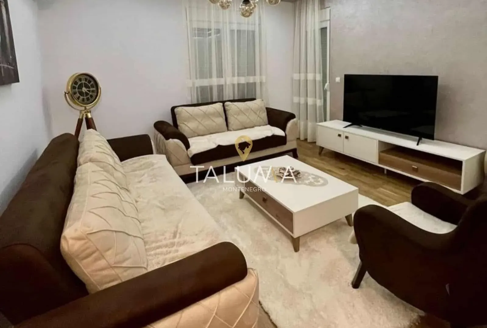 Izdavanje, dvosoban stan, 66m², Zabjelo, Podgorica