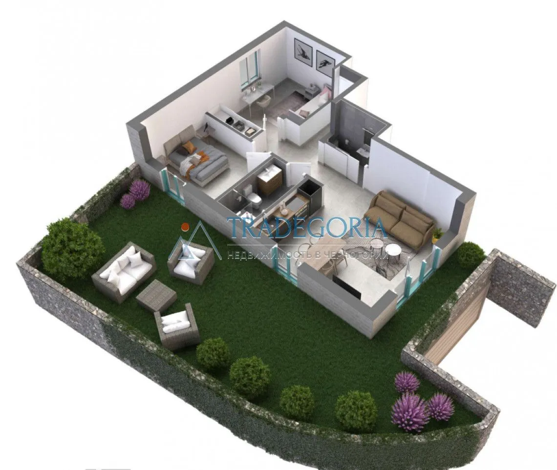 Prodaja, dvosoban stan, 104m², Dobrota, Kotor