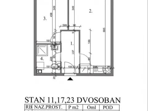 Prodaja, dvosoban stan, 42m², Pančevo, Srbija - image 2