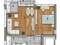 Izdavanje, dvosoban stan, 44m², Rotkvarija, Novi Sad Sve Podlokacije - image 3