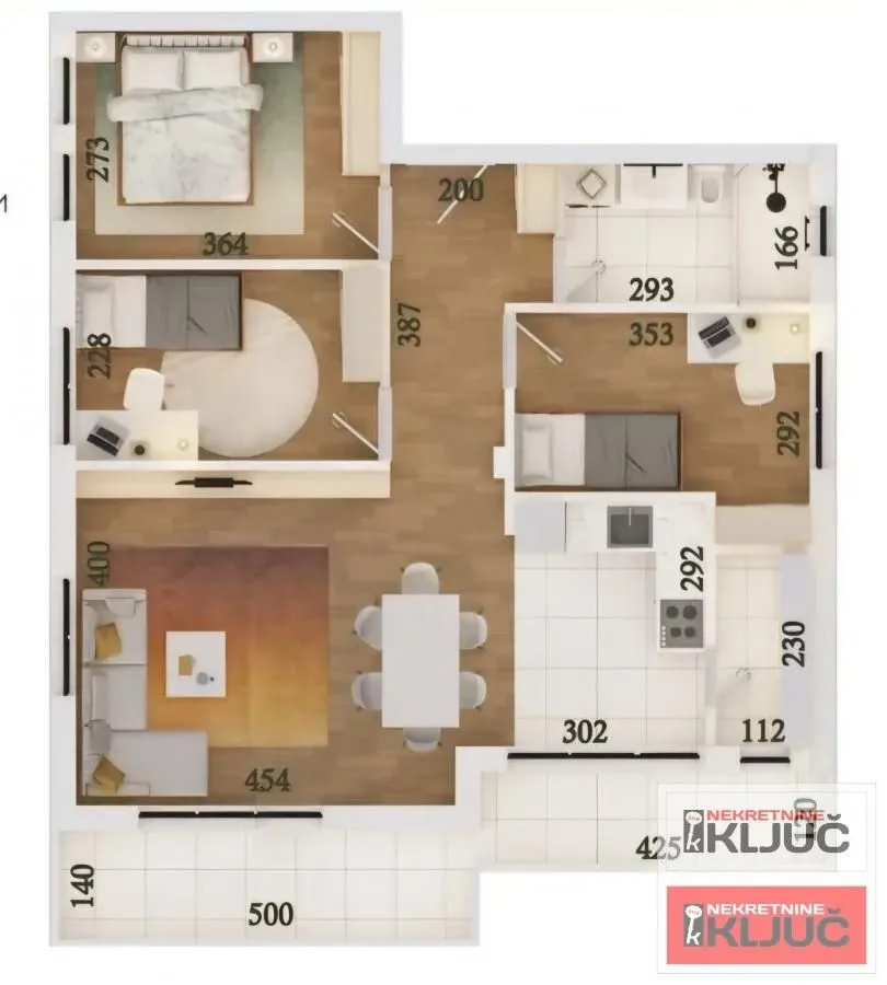 Prodaja, četvorosoban stan, 77m², Veternik, Novi Sad Sve Podlokacije