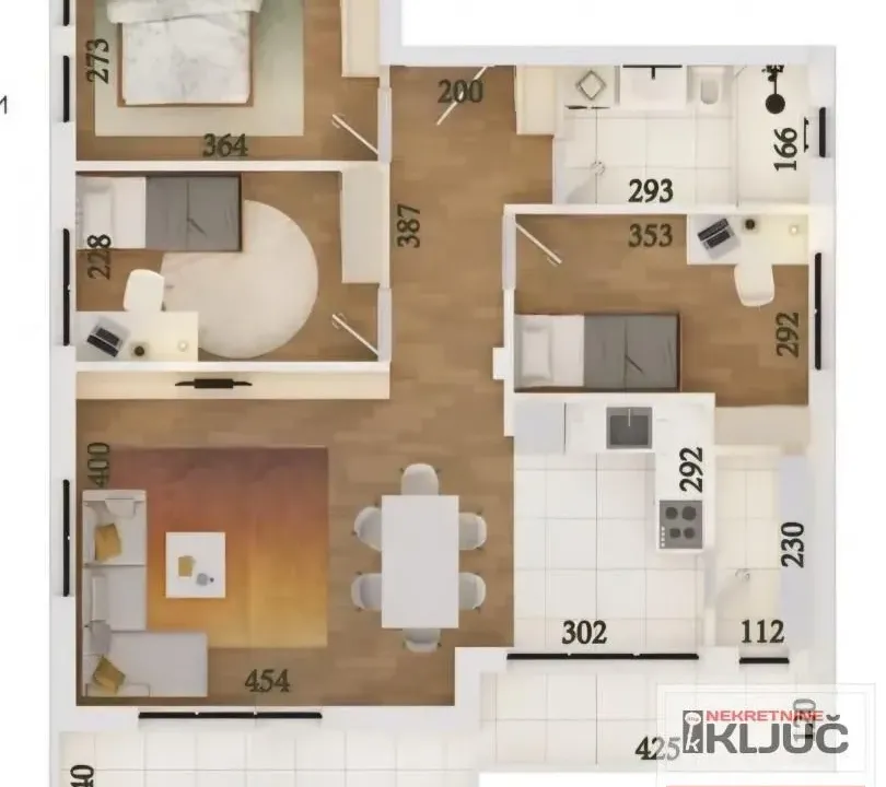 Sale, four bedroom apartment, 77m², Veternik, Novi Sad Sve Podlokacije