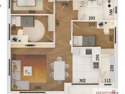 Prodaja, četvorosoban stan, 77m², Veternik, Novi Sad Sve Podlokacije