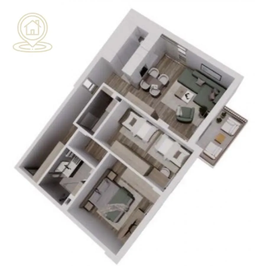 Prodaja, trosoban stan, 68m², Pantelej, Niš