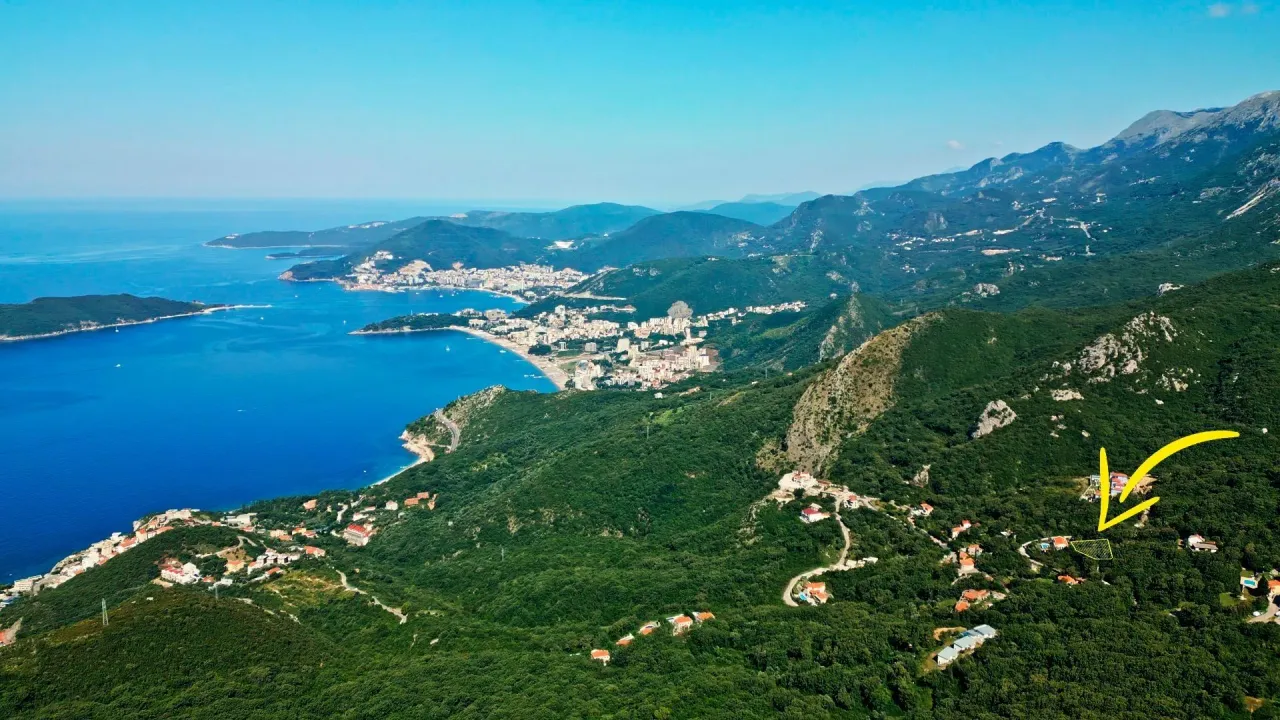 Sale, land lot, 732m², Kuljače, Budva