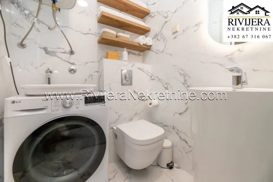 Prodaja, jednosoban stan, 51m², Baošići, Herceg Novi