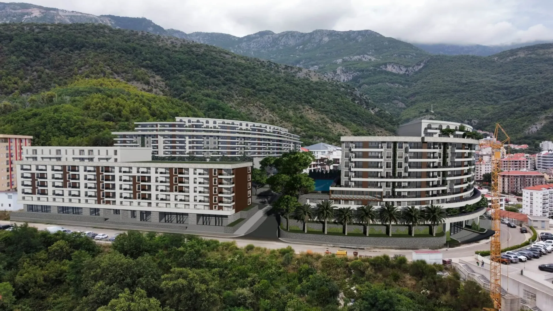 Sale, two bedroom apartment, 42m², Bečići, Budva