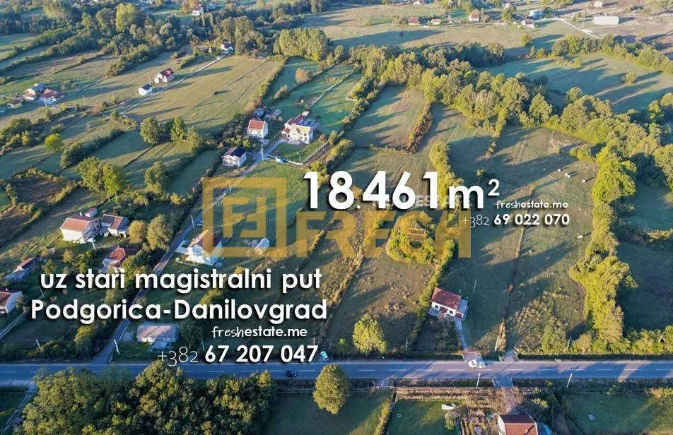 Prodaja, plac, 18461m², Danilovgrad, Crna Gora