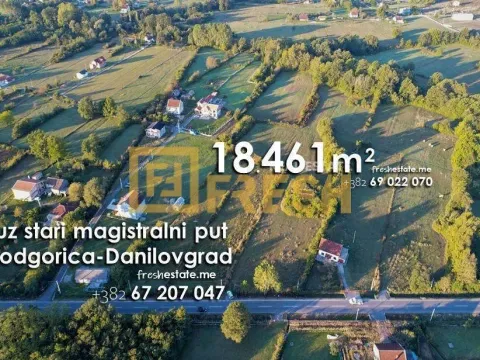 Prodaja, plac, 18461m², Danilovgrad, Crna Gora