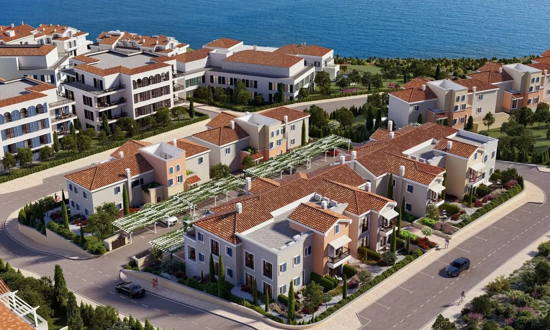 Prodaja, jednosoban stan, 61m², Luštica Bay, Tivat