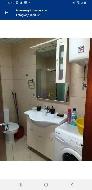 Rent, one bedroom apartment, 39m², Bar, Crna Gora