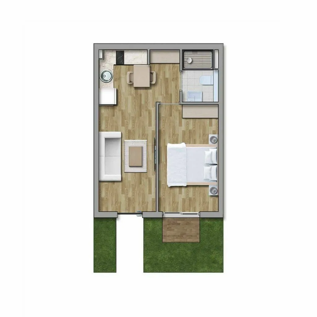 Prodaja, stan, 26m², Kavač, Kotor