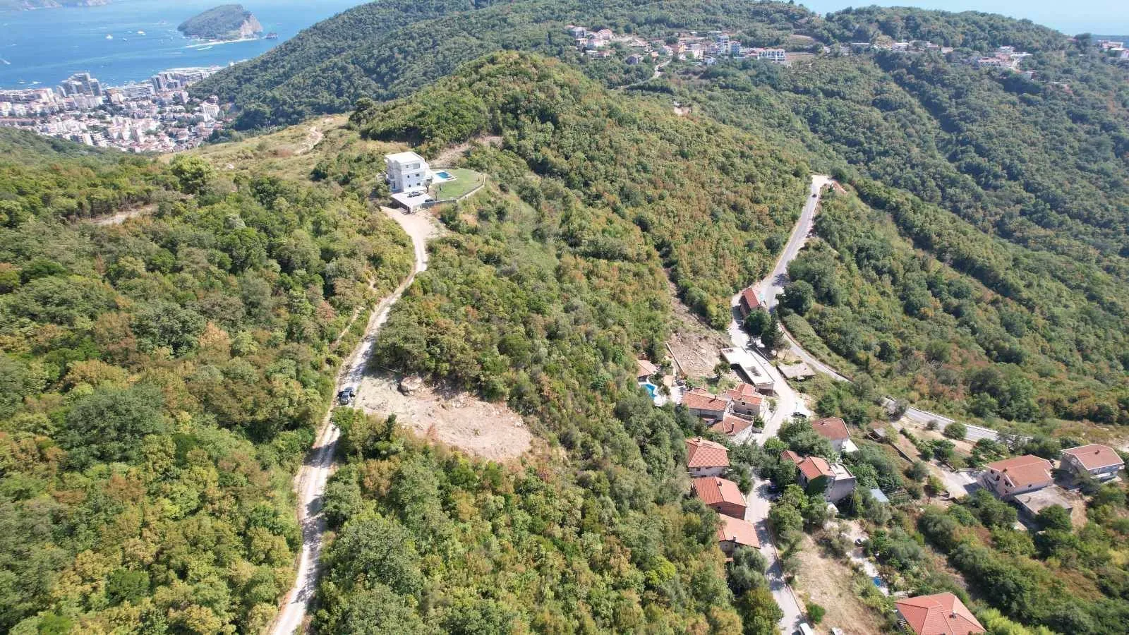 Prodaja, plac, 1000m², Prijevor, Budva
