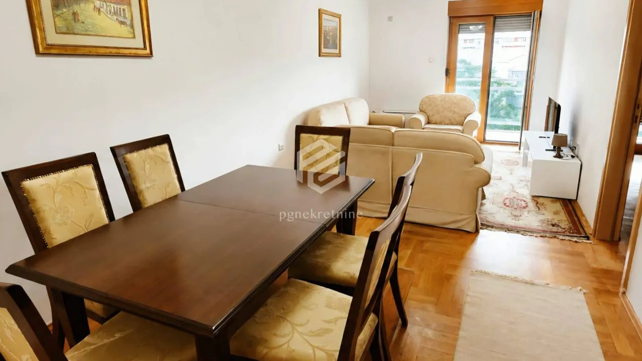 Rent, one bedroom apartment, 49m², Preko Morače, Podgorica