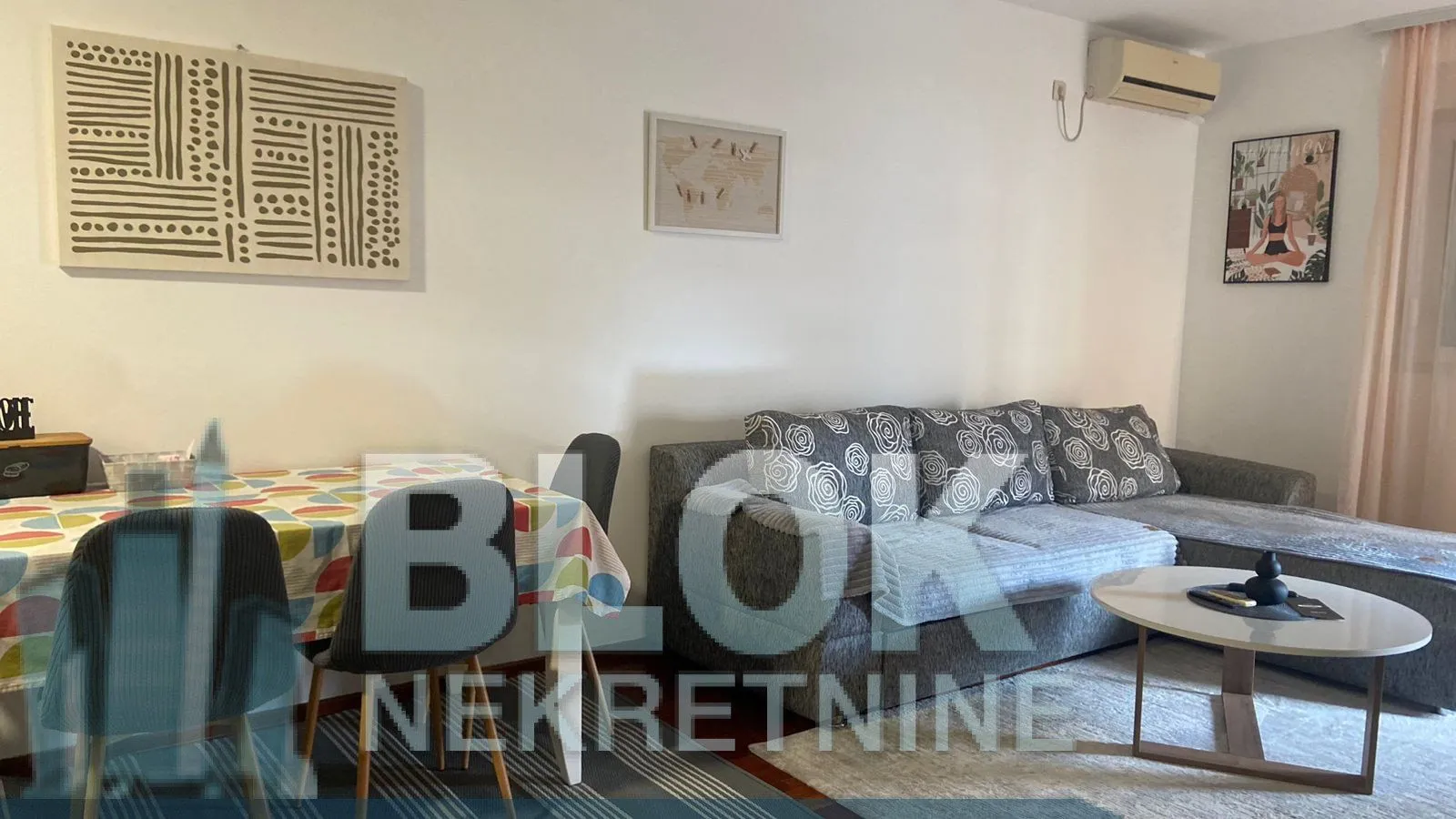Izdavanje, jednosoban stan, 47m², Stari Aerodrom, Podgorica