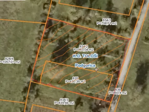 Prodaja, plac, 1357m², Tološi, Podgorica - image 1