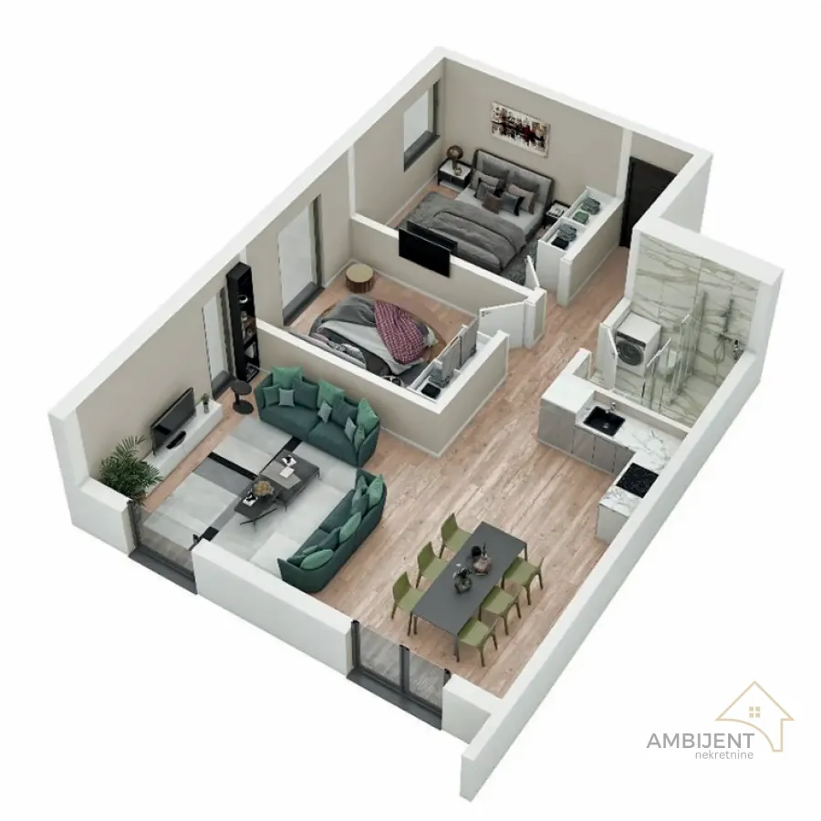 Prodaja, trosoban stan, 68m², Voždovac Sve Podlokacije, Beograd