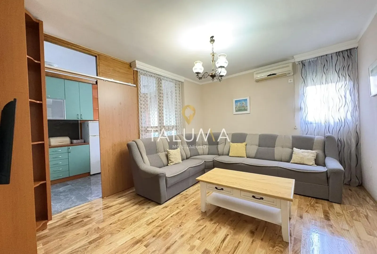 Rent, one bedroom apartment, 50m², Blok 5, Podgorica