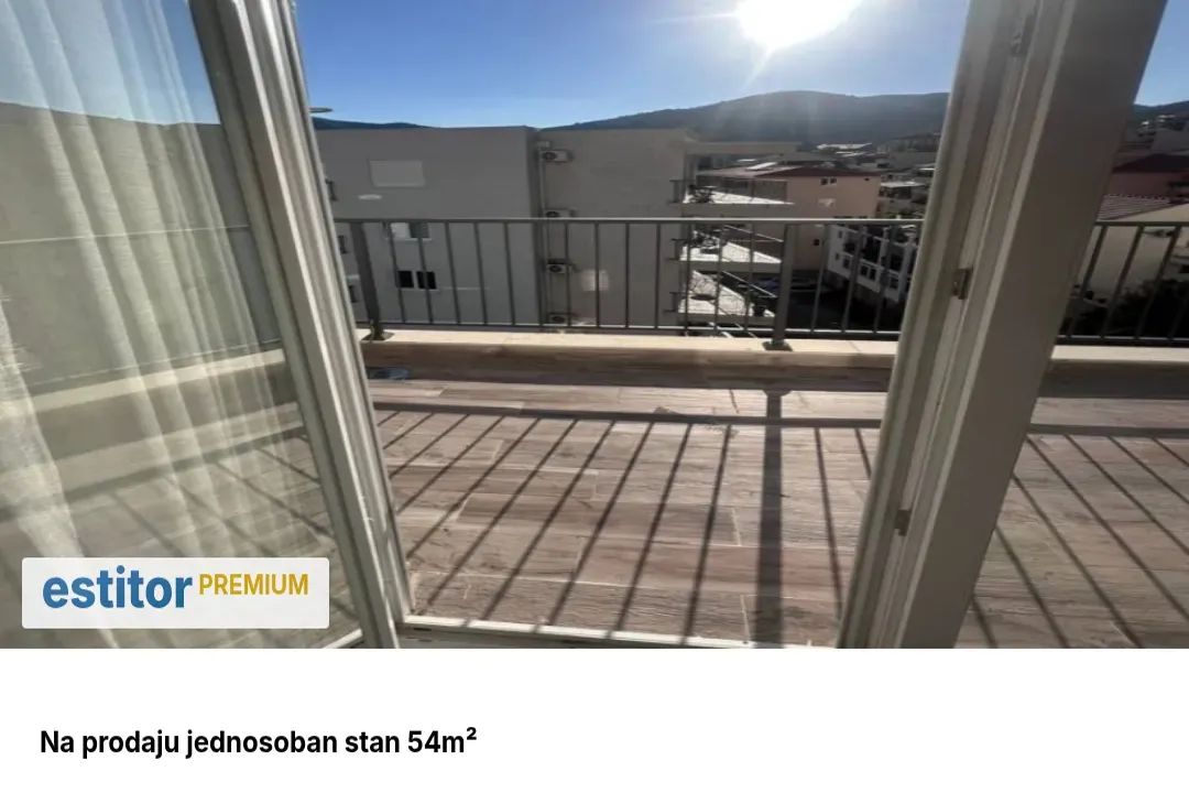 Prodaja, jednosoban stan, 54m², Budva, Crna Gora