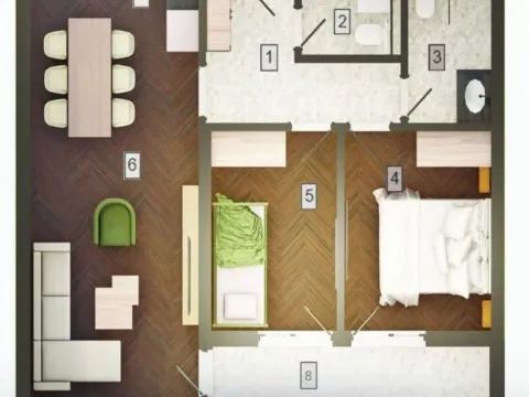 Prodaja, dvosoban stan, 62m², Zagorič, Podgorica - image 2