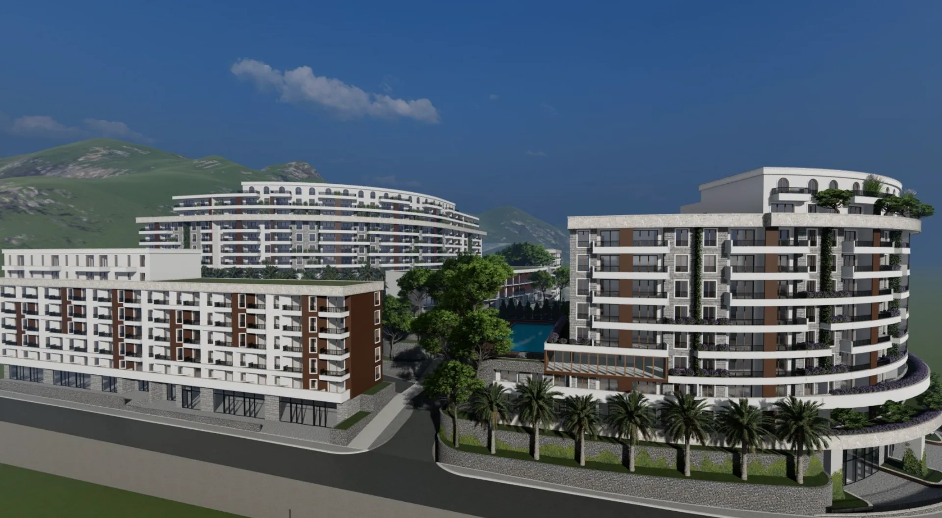 Prodaja, jednosoban stan, 58m², Bečići, Budva